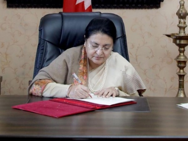 राष्ट्रपति विद्यादेवी भण्डारीद्वारा नागरिकता विधेयक फिर्ता