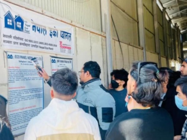 कर्णालीका विद्यार्थीले गरे  नेपाल इको प्यानलमा भ्रमण ।