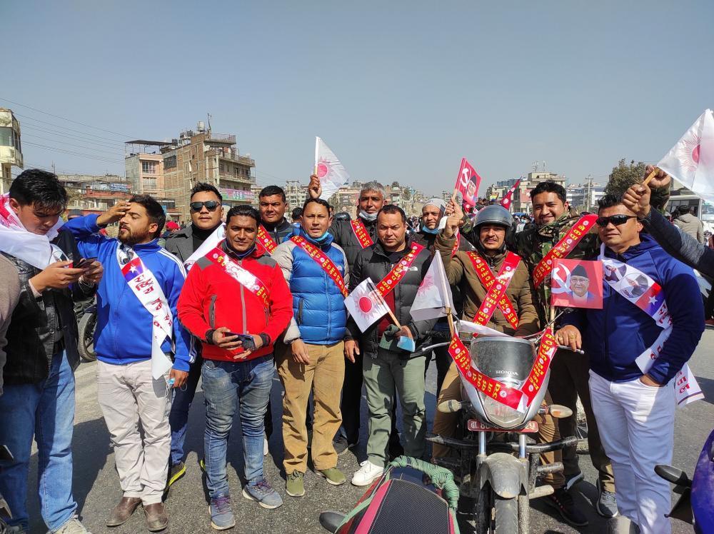 सरकारको समर्थनमा विसाल मोटरसाइकल र्याली