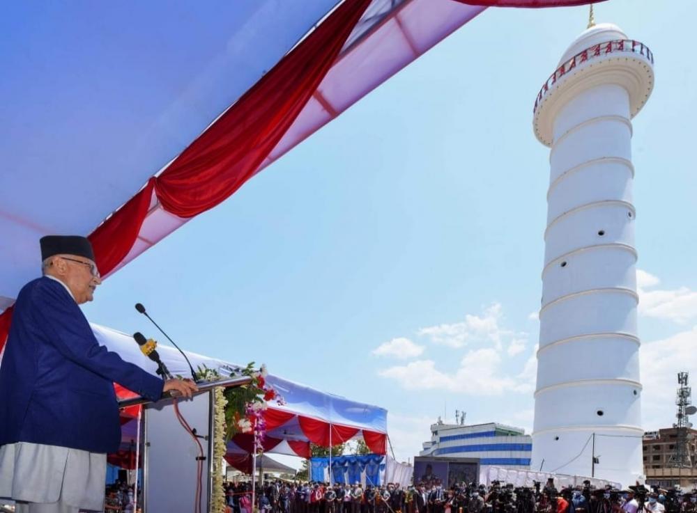 नेपालीको इतिहास झल्काउने धरहरा ६ वर्षमा  पूर्णजिवित 