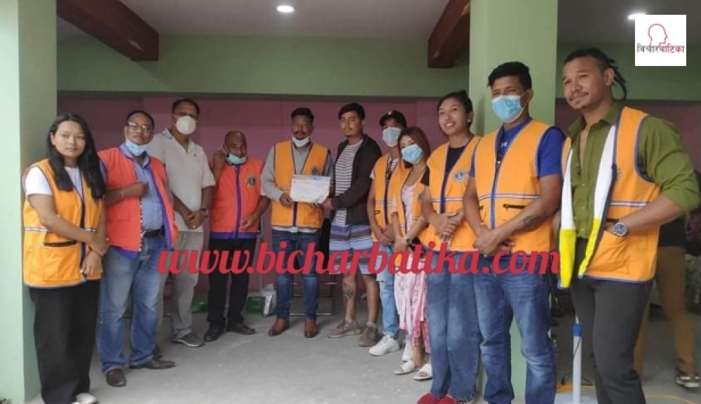 “ नियमित रक्तदान शिविर सङ्गै ब्लड हुडले सुरु गर्यो राहत बितरण “