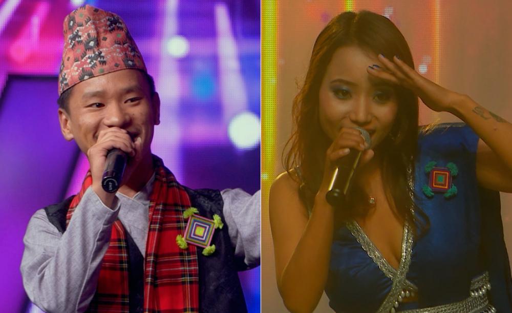 सविना र शैल ‘भ्वाइस अफ नेपाल ४’को फाइनलमा