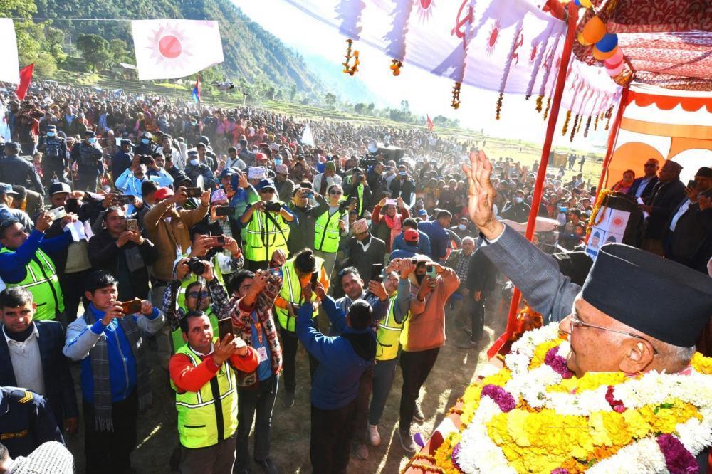 मध्यपहाडी लोकमार्ग केन्द्रित विशेष अभियान अन्तर्गत आज चौथो दिनको यात्रा पूरा 
