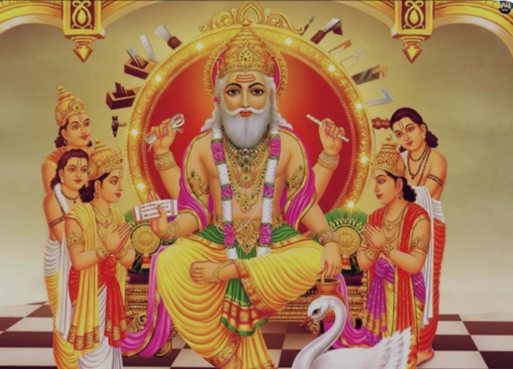 आज अशाेज एक गते विश्वकर्मा पूजा आ-आफ्नै प्रचलन अनुसार पुजा आराधना गरि मनाउँदै ।