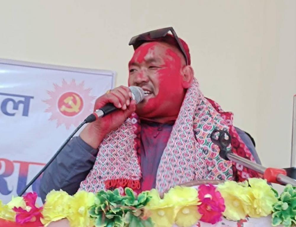 सर्व सहमत राष्ट्रिय युवा संघ नेपाल रामेछाप नगर कमिटीको अध्यक्षमा आले निर्वाचित  ।
