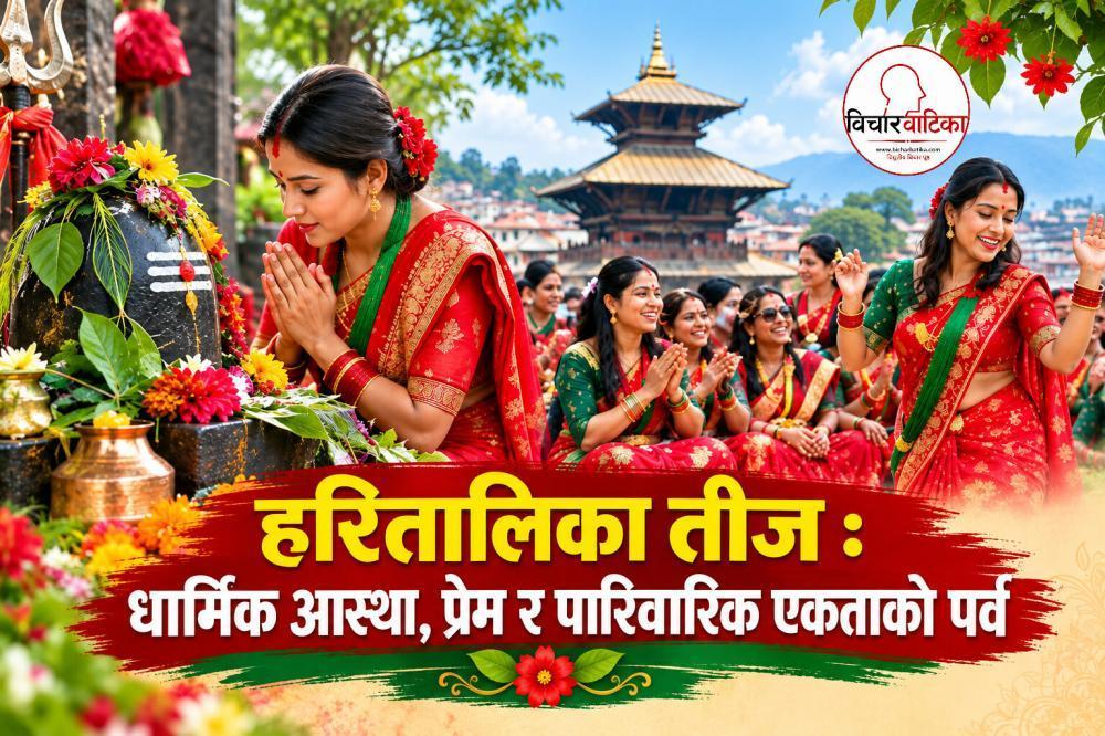 हरितालिका तीज : धार्मिक आस्था, प्रेम र पारिवारिक एकताको पर्व