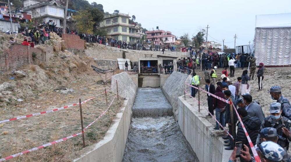 मेलम्चीको पानीले वाग्मतीको बहाव बढ्दै 