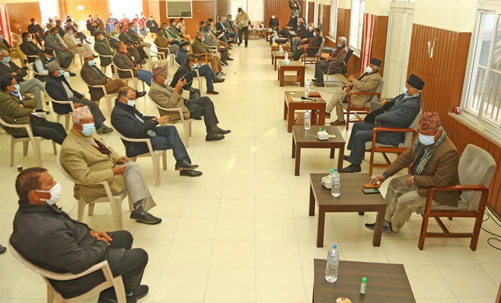 सानेपामा कांग्रेस केन्द्रीय समितिको बैठक बस्दै