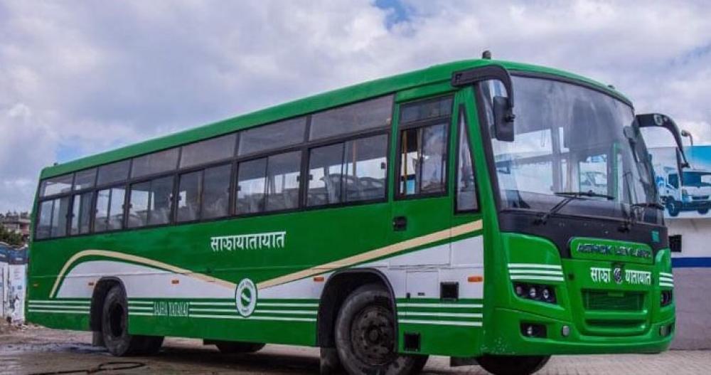 निषेधाज्ञामा साझा बसको सुविधा