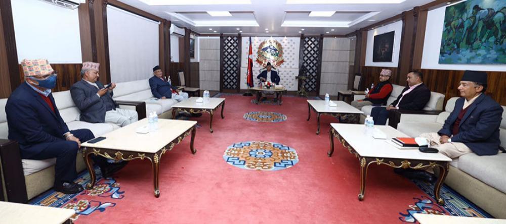 कांग्रेस र एमालेबीचको छलफल सम्पन्न