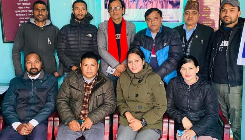 नेपाल पत्रकार महासंघ काठमाण्डांैको बैठक सम्पन्न