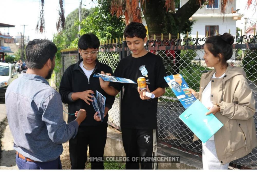 हिमाल कलेज अफ म्यानेजमेन्टमा कक्षा ११ भर्नाका लागि दोश्रो चरणको छात्रवृत्ति कार्यक्रम अब केहिदिन मात्रै हुने ।